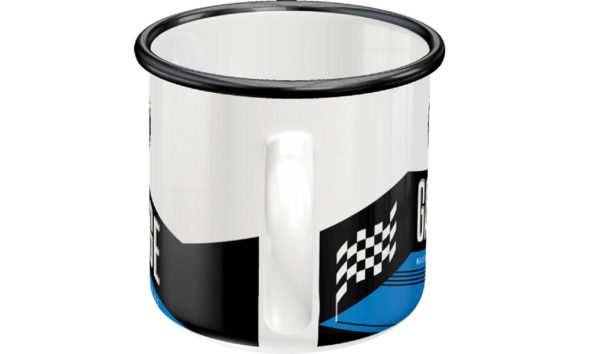 ماگ قهوه حرارتی BMW سفید و مشکی با گنجایش 360 میلی لیتر